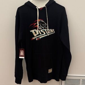 Mitchell & Ness Black Pistons Hoodie